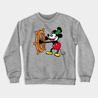 Steamboat Willie 1928 Color Crewneck Sweatshirt